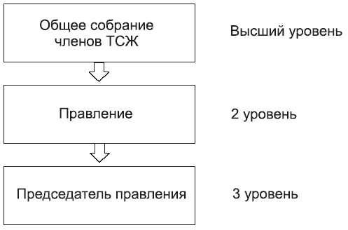 организационная структура тсж схема