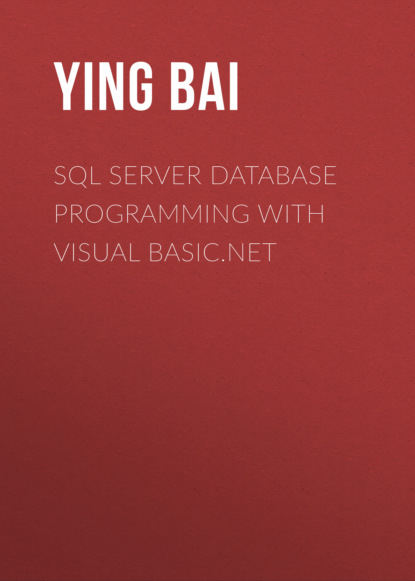 SQL Server Database Programming with Visual Basic.NET