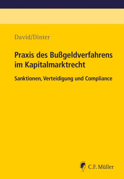 Praxis des Bußgeldverfahrens im Kapitalmarktrecht