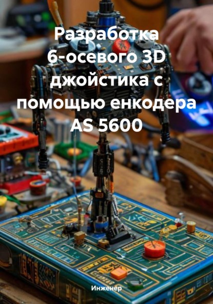 Разработка 6-осевого 3D джойстика с помощью енкодера AS 5600