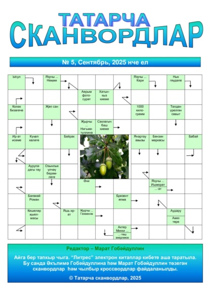 Татарча сканвордлар №5 2025 ел