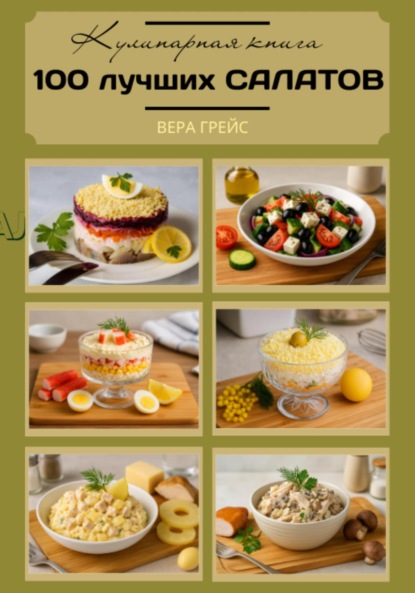 100 лучших салатов. Кулинарная книга