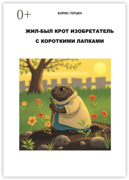 Жил-был крот изобретатель с короткими лапками. Сказка. Глава 1