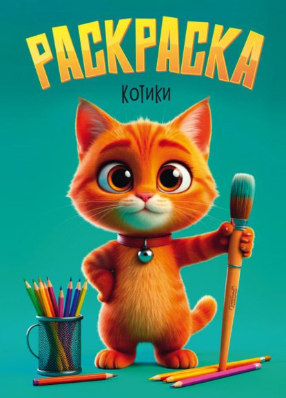 Раскраска. Котики