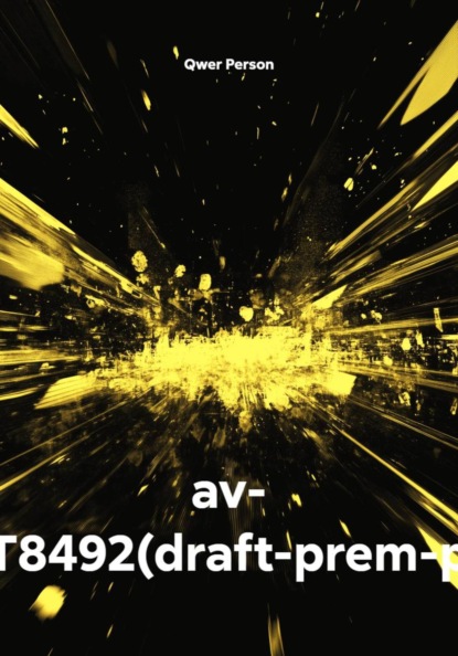 av- TEST8492(draft-prem-publ)