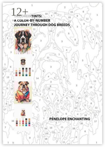 Tailored Tints: A Color-by-Number Journey Through Dog Breeds