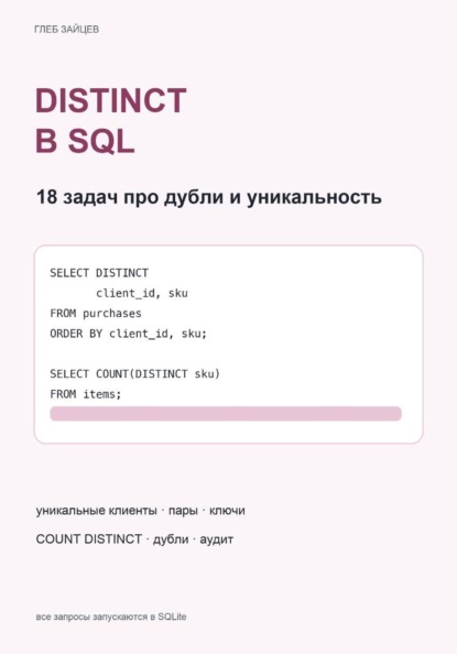 DISTINCT в SQL. 18 задач про дубли и уникальность