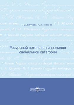 Ресурсный потенциал инвалидов ювенальной категории
