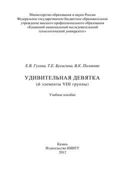 Удивительная девятка (d-элементы VIII группы)