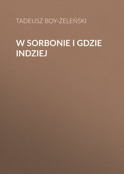 W Sorbonie i gdzie indziej