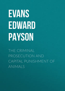 The Criminal Prosecution and Capital Punishment of Animals