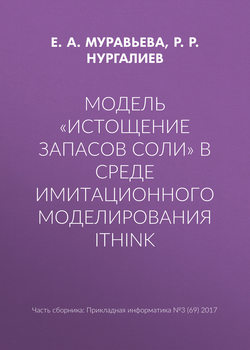 Модель «Истощение запасов соли» в среде имитационного моделирования iThink