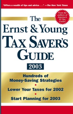 The Ernst &amp; Young Tax Saver's Guide 2003