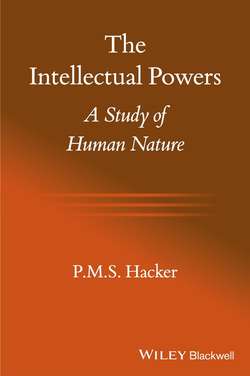 The Intellectual Powers. A Study of Human Nature