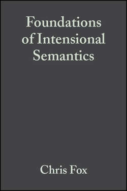 Foundations of Intensional Semantics