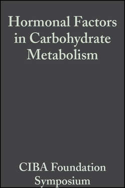 Hormonal Factors in Carbohydrate Metabolism, Volume 6