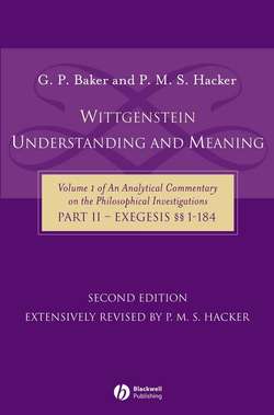 Wittgenstein: Understanding and Meaning