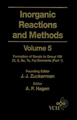 Inorganic Reactions and Methods, The Formation of Bonds to Group VIB (O, S, Se, Te, Po) Elements (Part 1)