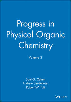 Progress in Physical Organic Chemistry, Volume 3
