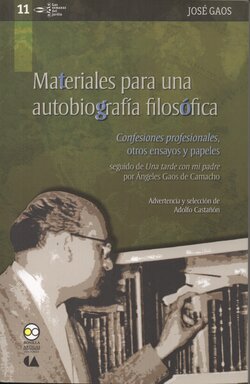 Materiales para una autobiografía filosófica