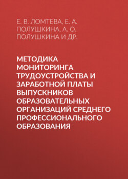 Методика мониторинга трудоустройства и заработной платы выпускников образовательных организаций среднего профессионального образования