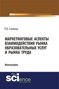 Маркетинговые аспекты взаимодействия рынка образовательных услуг и рынка труда. (Аспирантура, Бакалавриат, Магистратура, Специалитет). Монография.