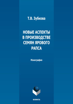 Новые аспекты в производстве семян ярового рапса