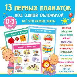 13 первых плакатов под одной обложкой. Всё что нужно знать. 0–3 года