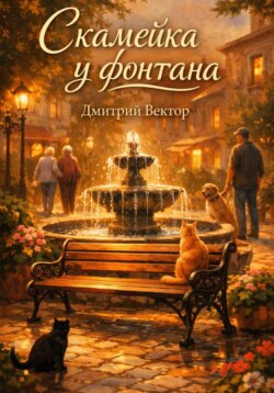 Скамейка у фонтана
