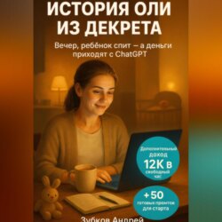 История Оли из декрета: вечер, ребёнок спит, а деньги приходят с ChatGPT. Дополнительный доход 12К в свободный час. + 50 готовых промтов для старта