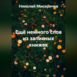Ещё немного слов из записных книжек