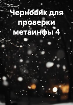 Черновик для проверки метаинфы 4