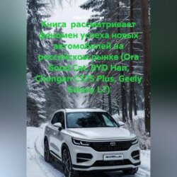 Книга рассматривает феномен успеха новых автомобилей на российском рынке (Ora Good Cat, BYD Han, Changan CS75 Plus, Geely Galaxy L7)