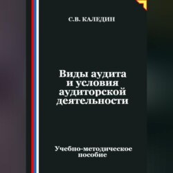 Виды аудита и условия аудиторской деятельности