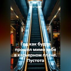 Год как будто прошёл мимо тебя в карьерном плане. Пустота