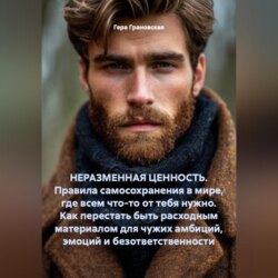 НЕРАЗМЕННАЯ ЦЕННОСТЬ. Правила самосохранения в мире, где всем что-то от тебя нужно. Как перестать быть расходным материалом для чужих амбиций, эмоций и безответственности