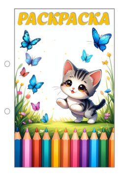 Раскраска КОТИКИ