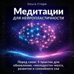 Медитации для нейропластичности. Перед сном: 5 практик для обновления, «молодости» мозга, развития и спокойного сна