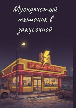 Мускулистый мышонок в закусочной