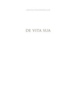 De Vita Sua. Стихотворение, в котором Святой Григорий пересказывает свою жизнь