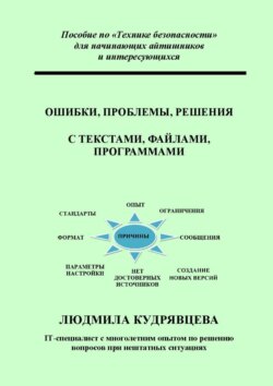 Ошибки, проблемы, решения с текстами, файлами, программами. Пособие по «Технике безопасности» для начинающих айтишников и интересующихся