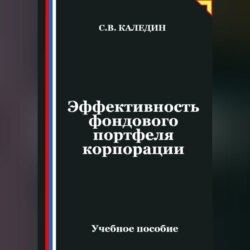 Эффективность фондового портфеля корпорации
