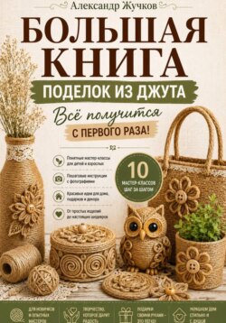 Большая книга поделок из джута. Всё получится с первого раза!