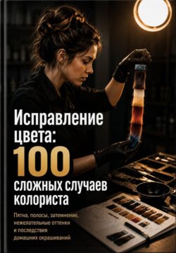 Исправление цвета: 100 сложных случаев колориста. Пятна, полосы, затемнение, нежелательные оттенки и последствия домашних окрашиваний