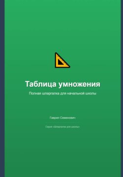 Таблица умножения: полная шпаргалка для начальной школы