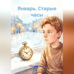 Январь. Старые часы