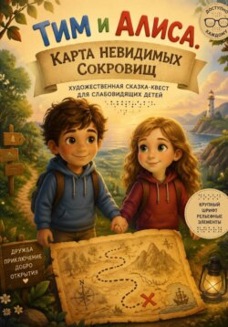 «Тим и Алиса. Карта невидимых сокровищ» Преимущественно сказки для слабовидящих деток.