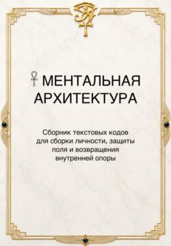 Сборник «Ментальная Архитектура»