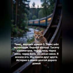 Твикс, вернись домой-3. Твикс шёл за поездом, бедный малыш. Тысячу километров. Через леса, через реки, через боль. Он искал меня. Я искала его. Мы нашли друг друга. История о самой долгой дороге домой