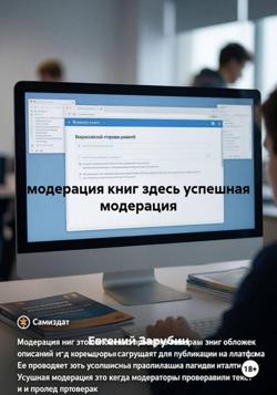 модерация книг здесь успешная модерация